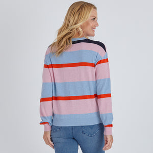 Colour Block Stripe Knit