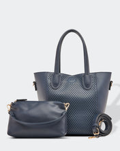 Load image into Gallery viewer, Deauville Navy Handbag