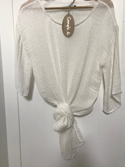 Wrap Top - Blanc