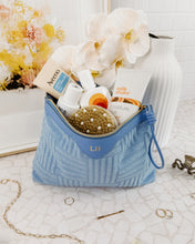 Load image into Gallery viewer, Sunday Chambray Cosmetic Case