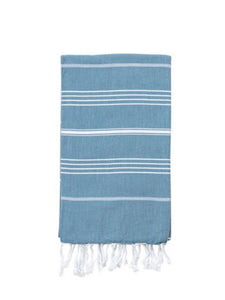 Knotty Original Turkish Towel  - Agean Blue