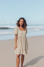 Load image into Gallery viewer, Daisy Mini Dress Sage Ditsy