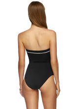 Load image into Gallery viewer, womens swimwear store, swimwear boutique yamba, yamba swim, swimwear australia, swimwear store, Jets swimwear,  CLASSIQUE BANDEAU ONE PIECE | BLACK/WHITE, Jets swimwear boutique