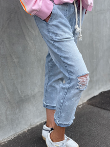 Faded Star Cropped Jean