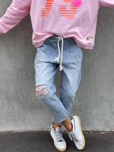 Load image into Gallery viewer, Faded Star Cropped Jean