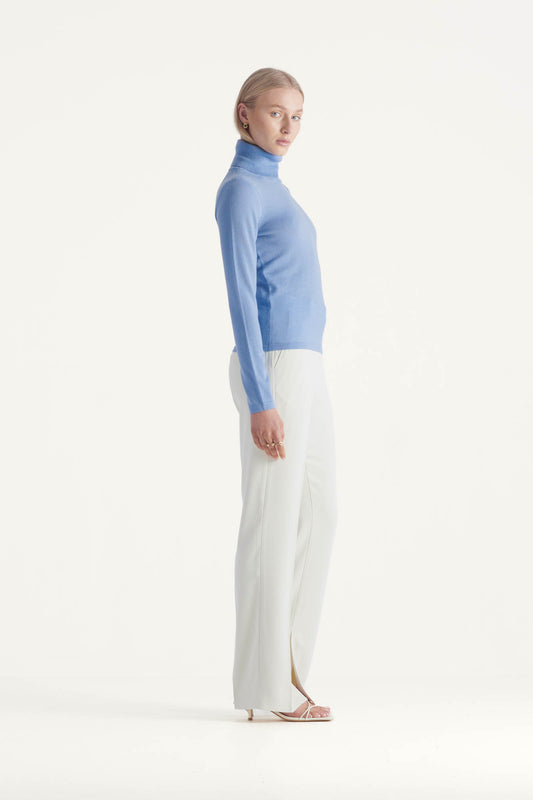 Santana Knit Top Sky Blue