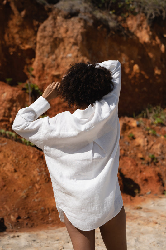 Kirra Linen Shirt - Ivory