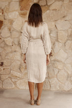 Load image into Gallery viewer, Positano Dress with Sash Cestinato Naturale