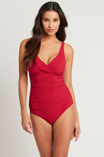 Load image into Gallery viewer, Messina Cross Front Multifit One Piece - Red