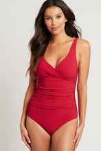 Load image into Gallery viewer, Messina Cross Front Multifit One Piece - Red