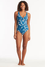 Load image into Gallery viewer, Retreat Cross Front Multifit One Piece - Lagoon