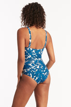 Load image into Gallery viewer, Retreat Cross Front Multifit One Piece - Lagoon