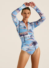 Load image into Gallery viewer, Cartolina Ruched Long Sleeve One Piece