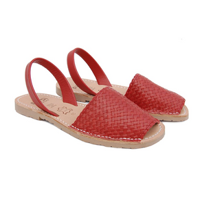 Avarcas Menorcan Sandals Fornells | Red