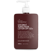Load image into Gallery viewer, Coconut Sunscreen SPF 50+ - 400ml
