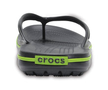 Load image into Gallery viewer, Crocband Flip Graphite / Volt Green