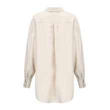 Load image into Gallery viewer, Billie Linen Shirt Dress - Oatmeal