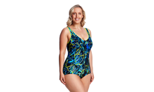 Load image into Gallery viewer, Zip Front One Piece | Midnight Marble