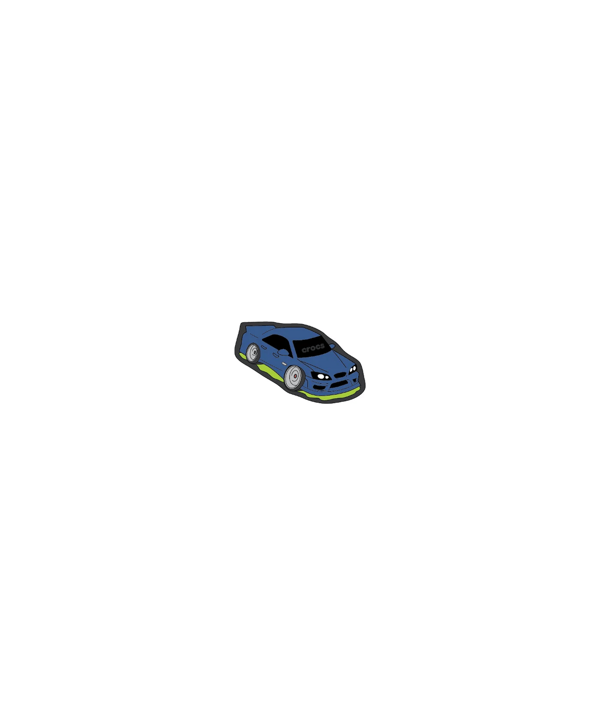 Glow Blue Street Race Car