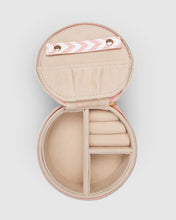Load image into Gallery viewer, Olive Sisco Chevron Jewellery Box Pack Peach