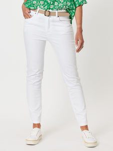 Slim Leg Miracle Denim Jean - White