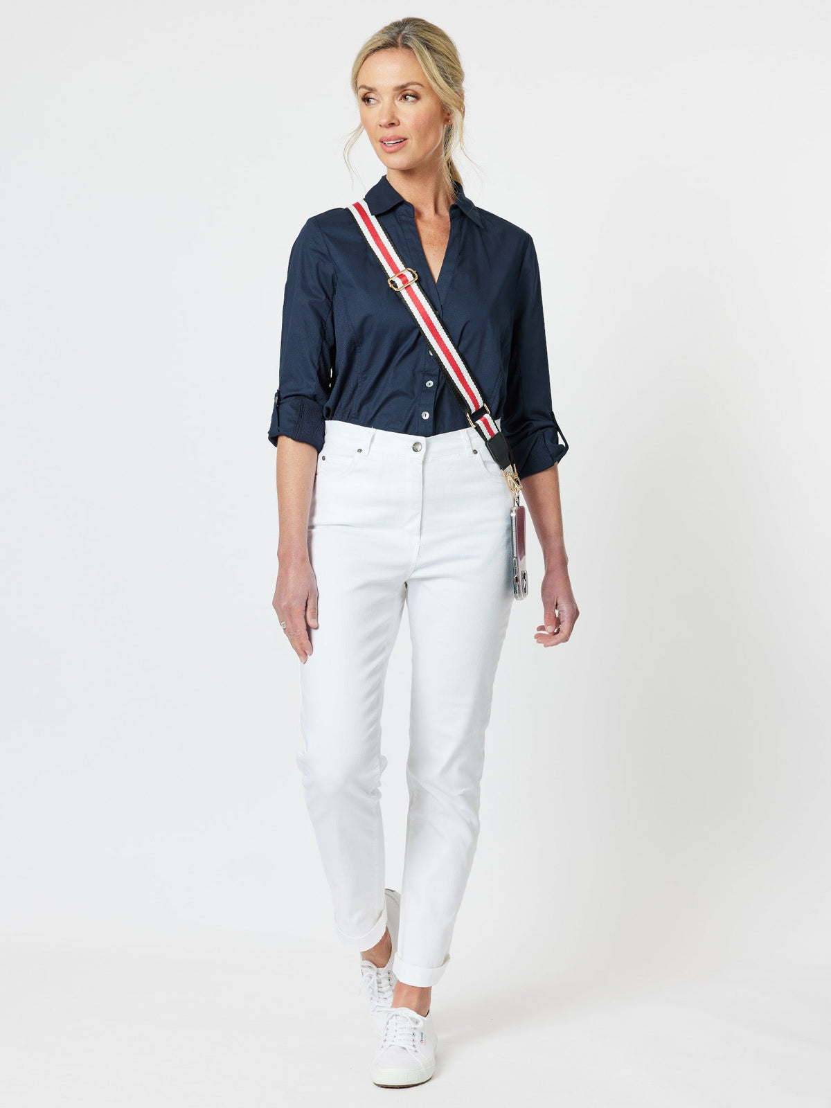 Slim Leg Miracle Denim Jean - White