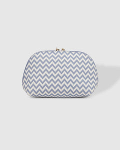 Baby Audrey Makeup Bag Chevron Jacaranda