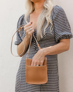 Parker Phone Crossbody Bag Tan