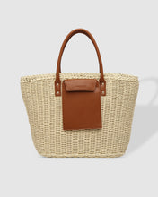 Load image into Gallery viewer, Bristol Raffia Tote Bag Tan