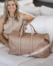 Load image into Gallery viewer, Boston Weekender Travel Bag Camel