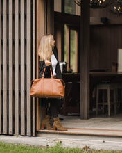 Load image into Gallery viewer, Boston Weekender Travel Bag Tan