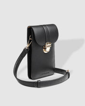 Load image into Gallery viewer, Fontaine Phone Crossbody Bag Black
