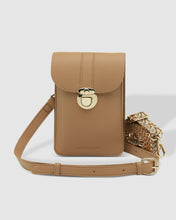 Load image into Gallery viewer, Fontaine Phone Crossbody Bag Latte