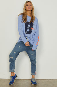 Hammill Sport Long Sleeve Tee - Blue Marle