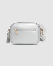 Load image into Gallery viewer, Ginger Metallic Crossbody Bag Silver