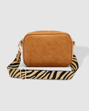 Load image into Gallery viewer, Ginger Crossbody Bag Zebra Caramel
