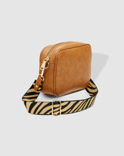 Load image into Gallery viewer, Ginger Crossbody Bag Zebra Caramel