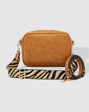 Load image into Gallery viewer, Ginger Crossbody Bag Zebra Caramel