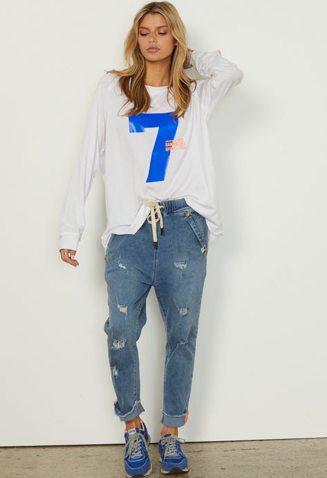 Hammill Sport Long Sleeve Tee - White