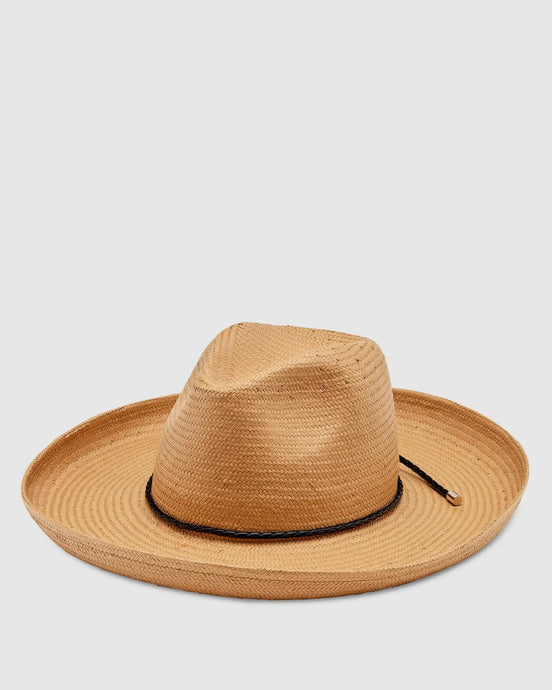 Cancun Plait Band Hat Beige