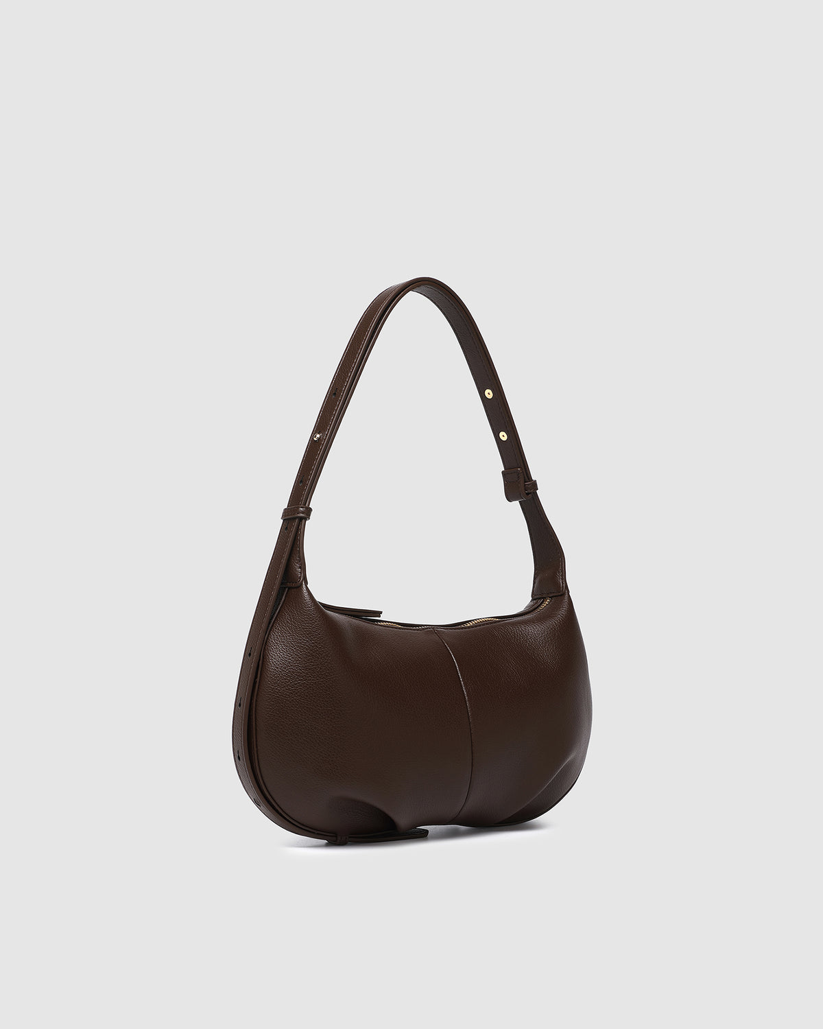 Olivia Shoulder Bag - Chocolate - Chocolate