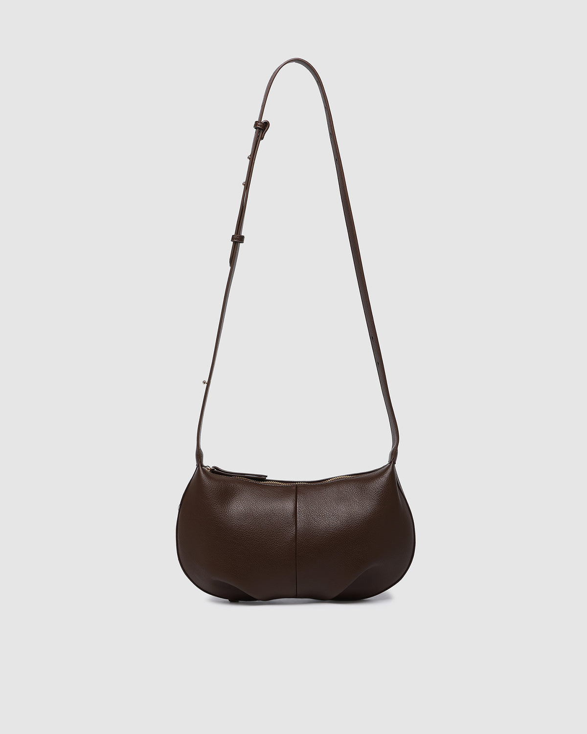 Olivia Shoulder Bag - Chocolate - Chocolate