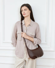 Load image into Gallery viewer, Olivia Shoulder Bag - Chocolate - Chocolate