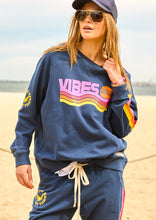 Load image into Gallery viewer, Retro Vibes Sweat Navy