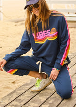 Load image into Gallery viewer, Retro Vibes Sweat Navy