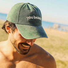 Load image into Gallery viewer, You Beauty Cotton Cap in Green