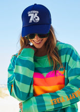 Load image into Gallery viewer, Green Stripe Summer Heart Sweat