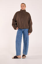 Load image into Gallery viewer, Asher Funnel Neck Jacket - Chocolate