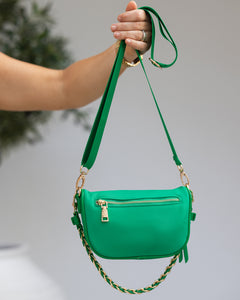 Halsey Nylon Sling Bag Apple Green