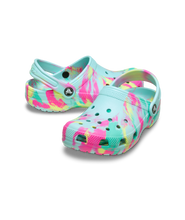 Load image into Gallery viewer, Classic Marbled Clog kids Aquamarine
